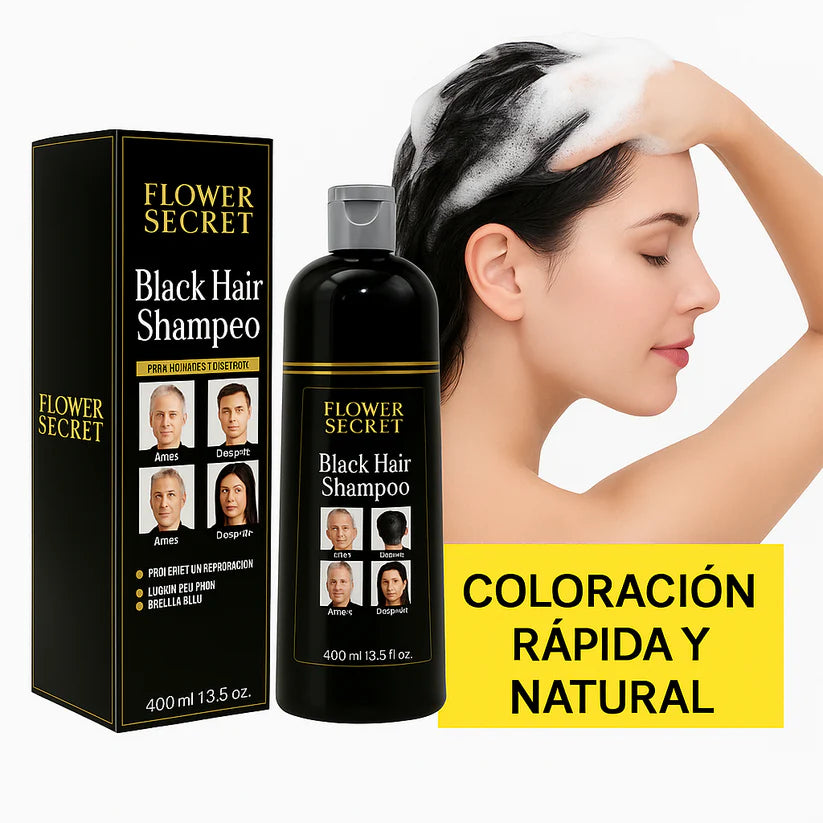 SHAMPOO PINTA CANAS FLOWER SECRET 400 ML