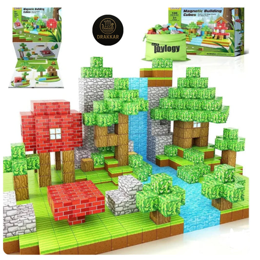 BLOQUES MANGNETICOS MINECRAFT PREMIUM 75 PIEZAS!!