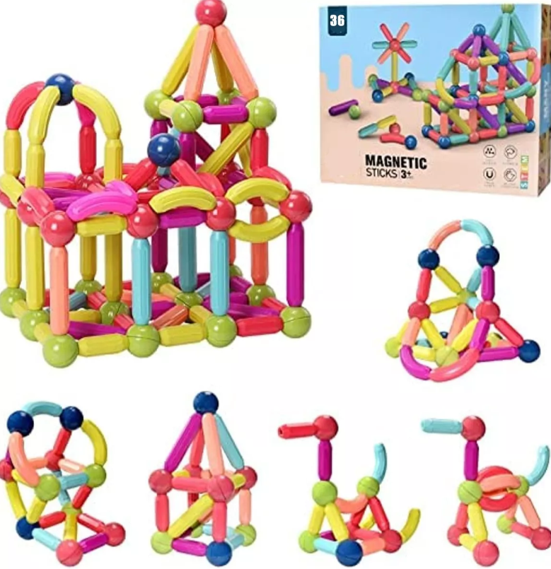 Juego Bloques Magnéticos